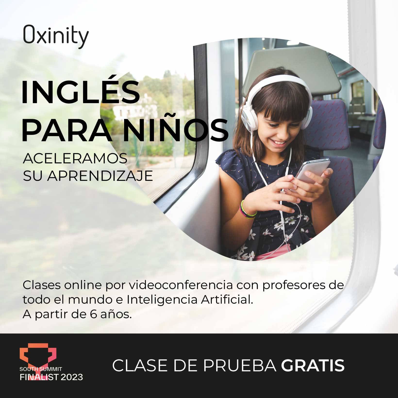 Banner Oxinity Ingles Para Niños