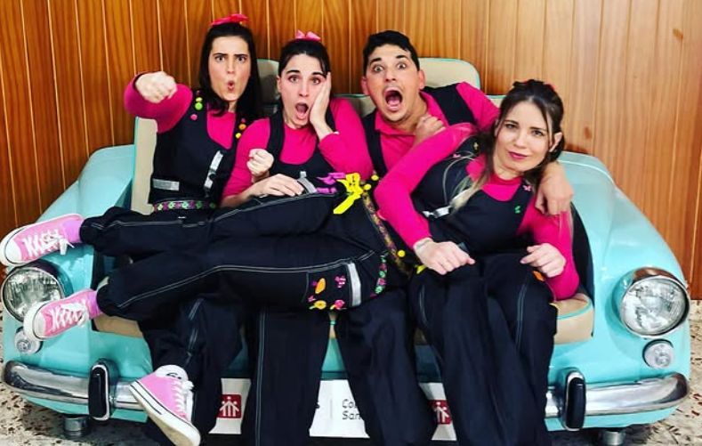 Protagonistas del espectáculo Peke Tube, un musical con los éxitos de YouTube Kids. 