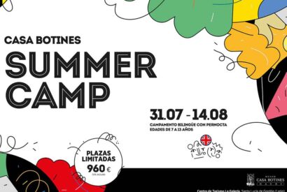 Cartel del Summer Camp de Casa Botines
