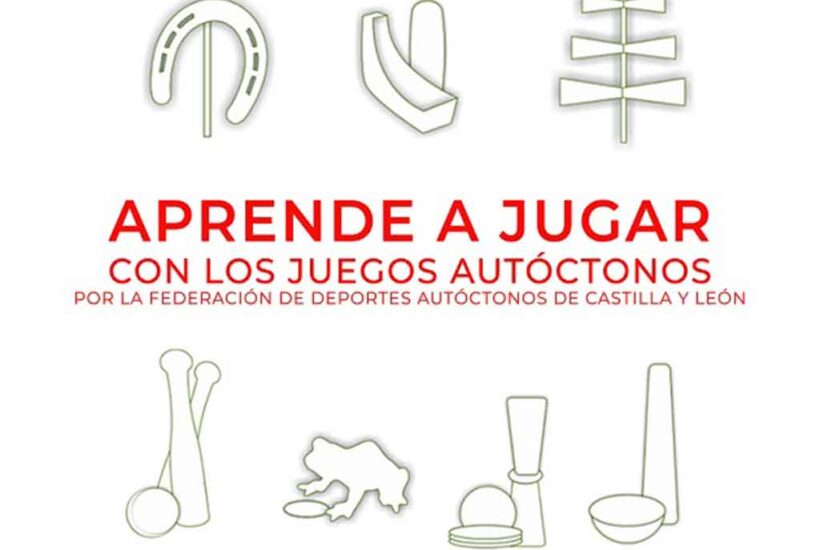 Cartel de un taller sobre juegos autóctonos