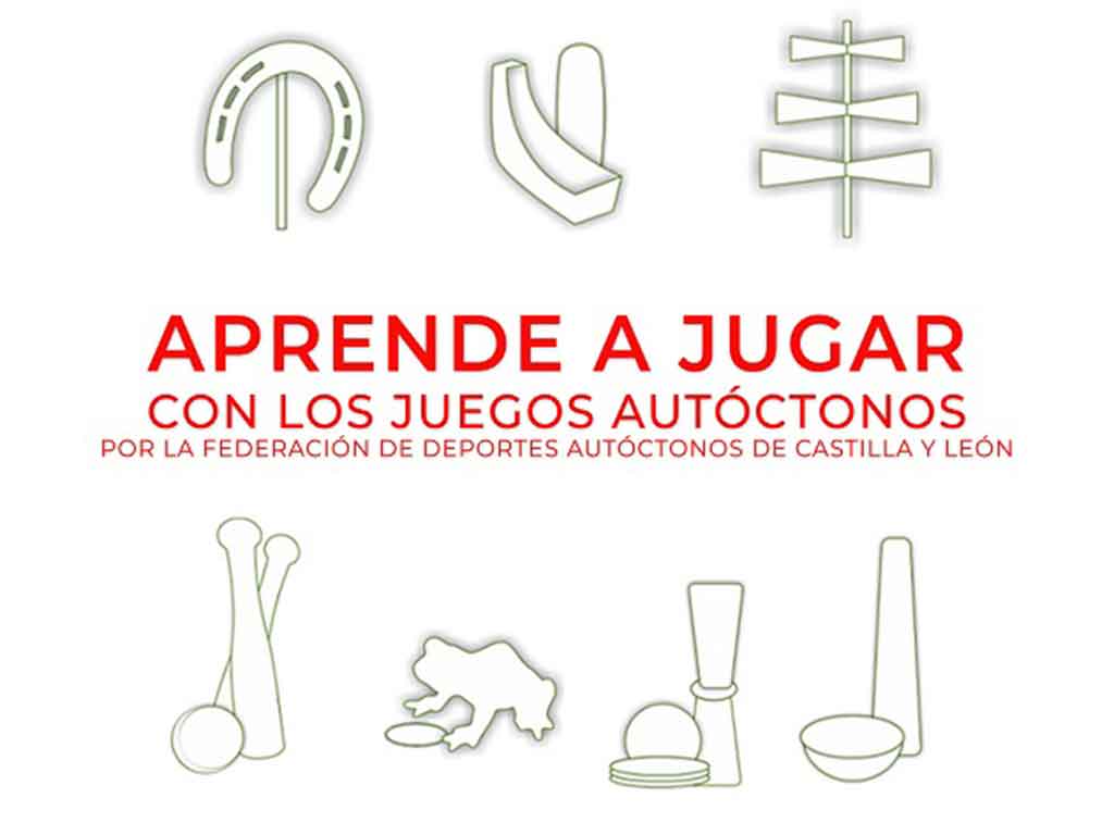 Cartel de un taller sobre juegos autóctonos