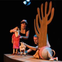 los siete cabritillos y los tres cerditos en títeres