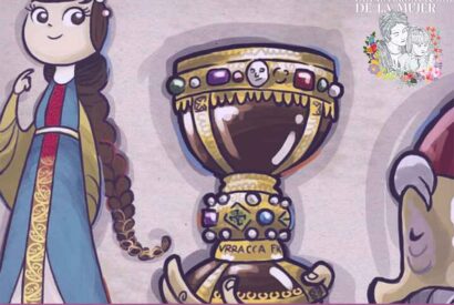 Ilustración de la Reina Urraca del libro Urraca y el Gran Secreto